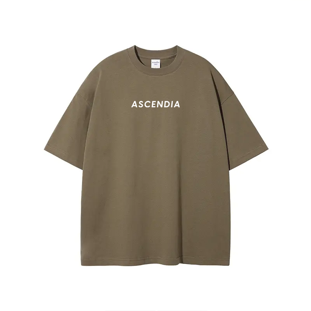Comfort Oversized T-shirt - Grey - ascendiastore