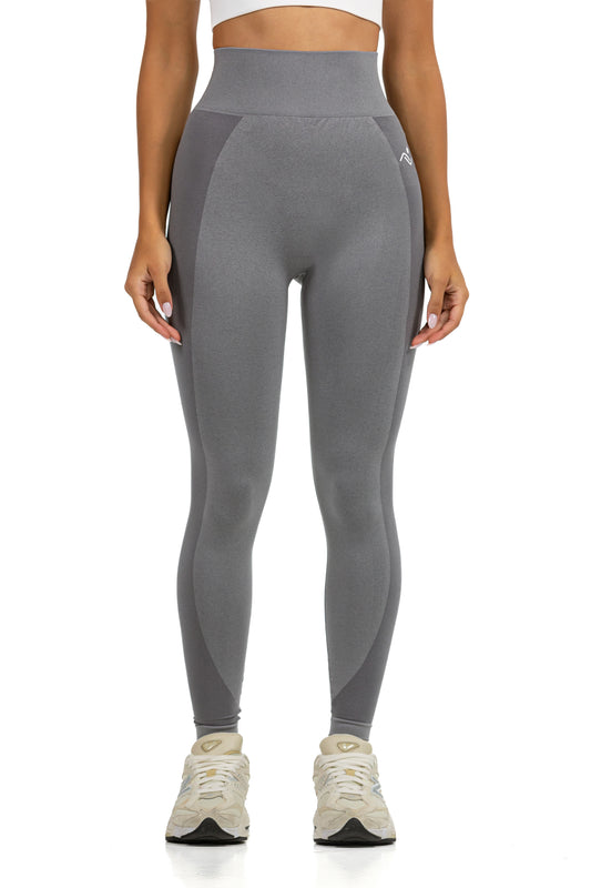 SEAMLESS RIBBED YOGA LEGGINGS - ascendiastore