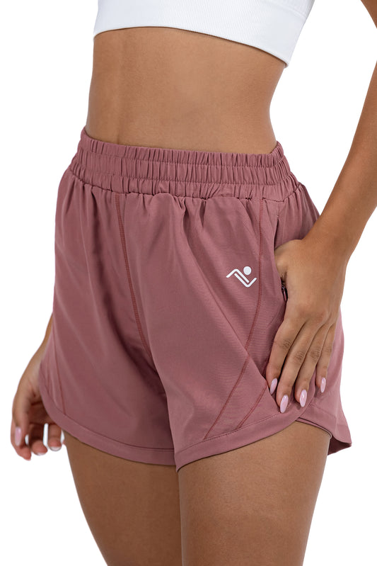 2 IN 1 RUNNING SHORTS FOR WOMEN WITH POCKETS - ascendiastore