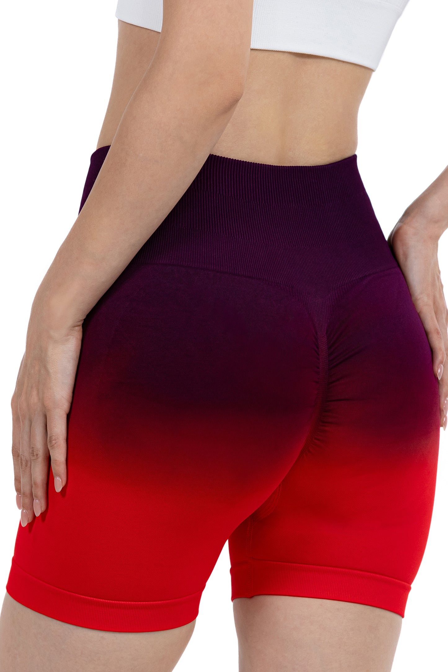 WOMEN HIGH WAIST SCRUNCH BUTT SHORTS - ascendiastore