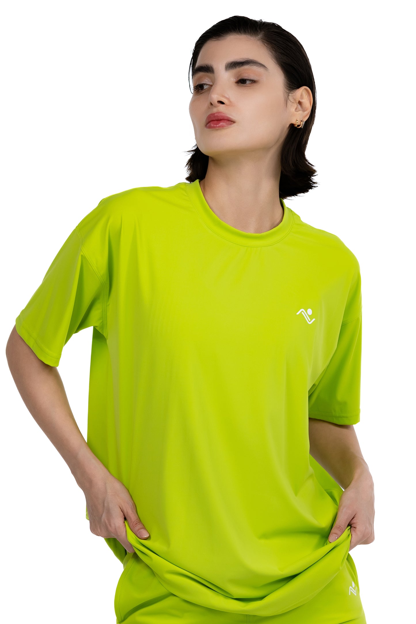 WOMEN SOLID COLOR OVERSIZED T SHIRTS - ascendiastore