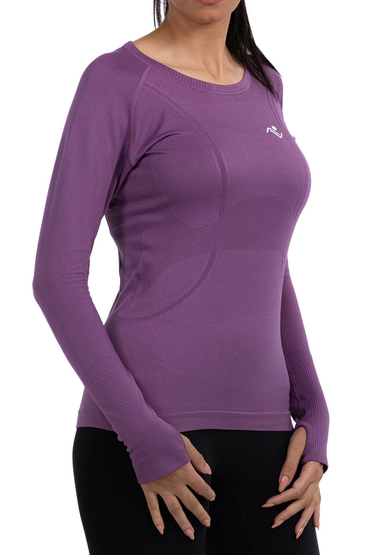 WOMEN LONG SLEEVE YOGA TOP - ascendiastore