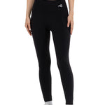 Active Fit Leggings in Black, front view on model, Ascendia