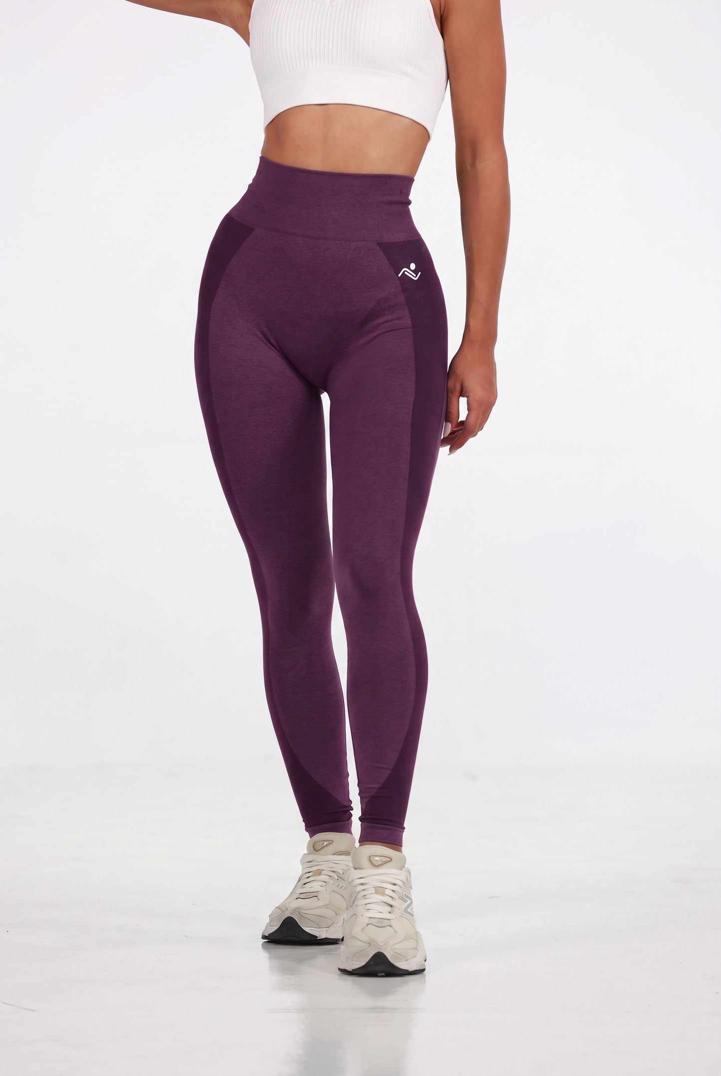 Seamless Lines Leggings - purple, Ascendia
