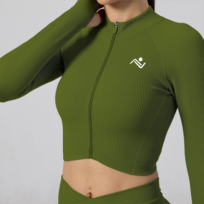 Fitness-focused design for women on the move in Green - ascendiastore