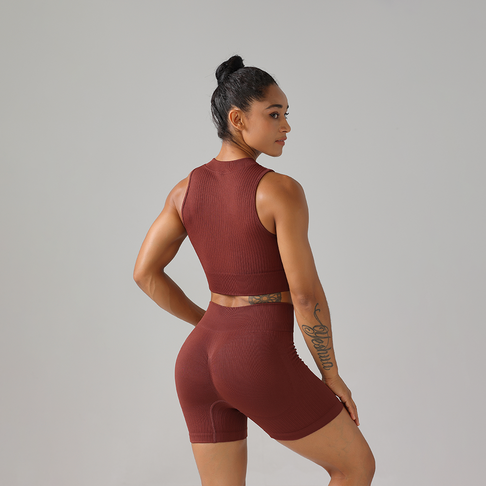 Shape Sculpt Fitness Shorts - Red - ascendiastore