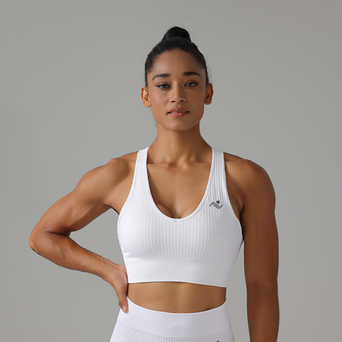 ProFit Athletic Bra - White - ascendiastore