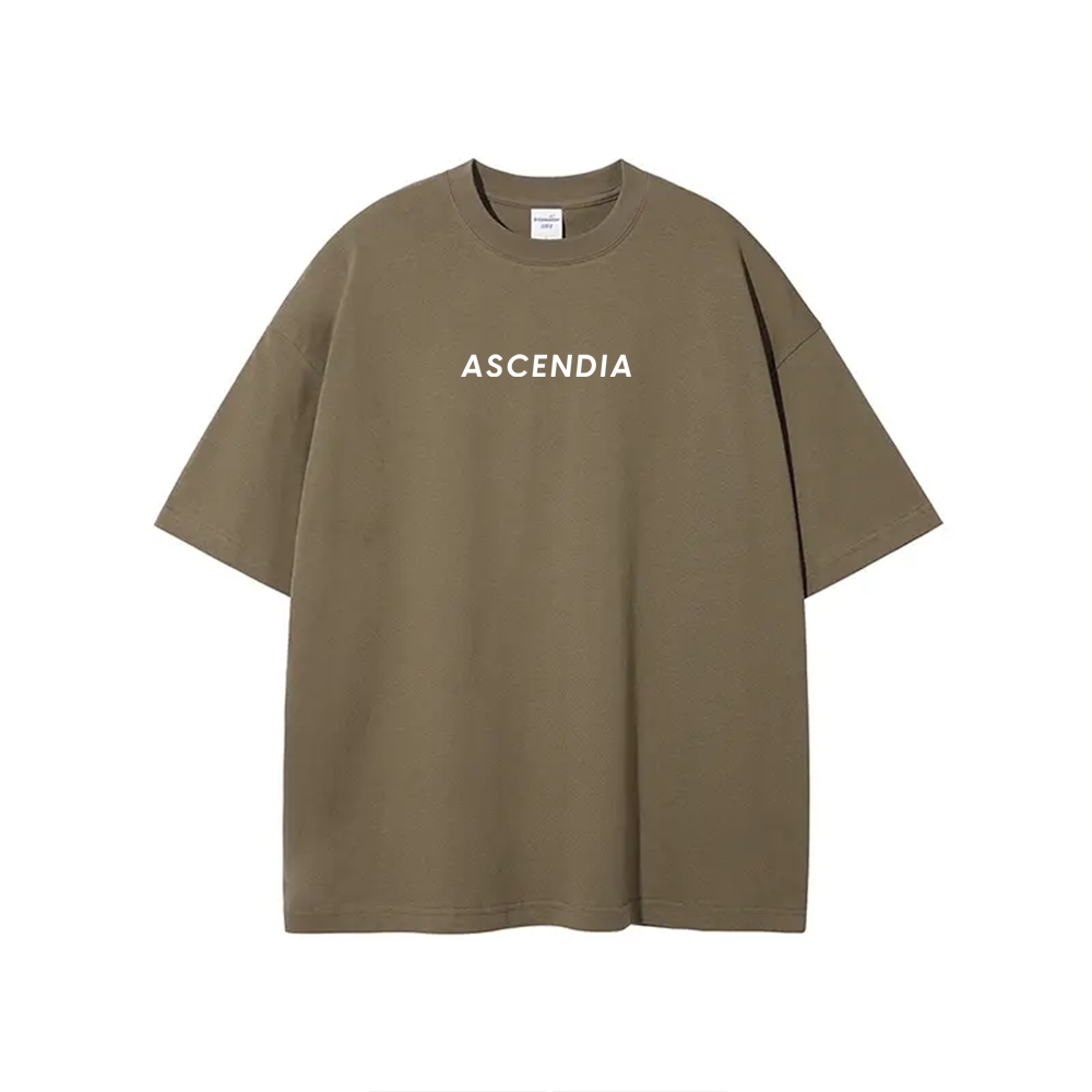 Oversized Crew Neck Tee- ascendiastore