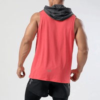 Men Tank Top Hoodies Sleeveless