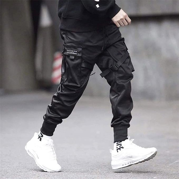 Multi-pocket Jogging Pants - ascendiastore