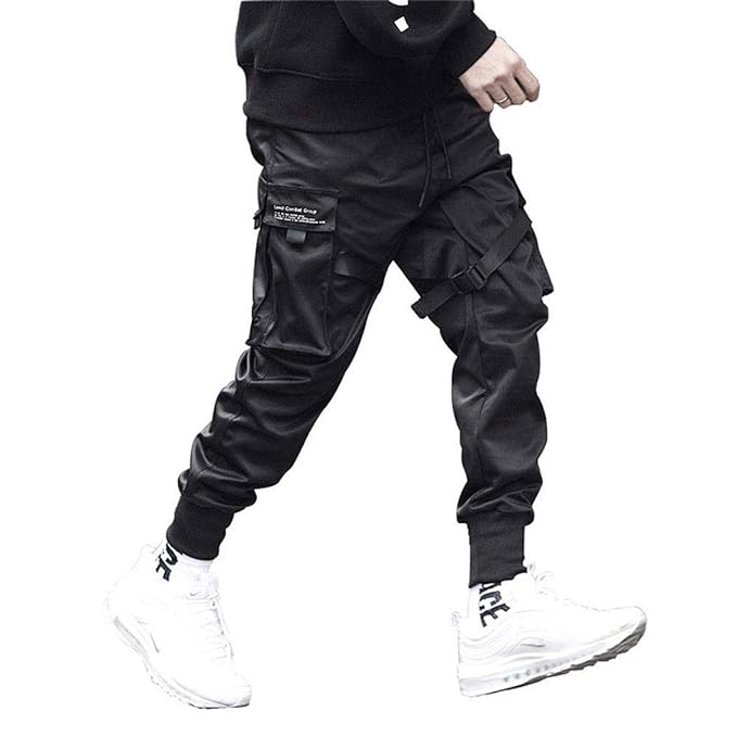 Multi-pocket Jogging Pants - ascendiastore