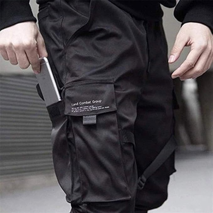 Multi-pocket Jogging Pants - ascendiastore