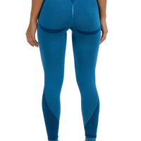 SEAMLESS RIBBED YOGA LEGGINGS