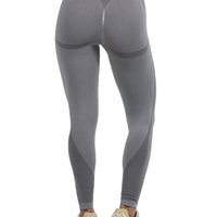 SEAMLESS RIBBED YOGA LEGGINGS