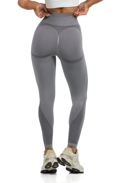 SEAMLESS RIBBED YOGA LEGGINGS - ascendiastore