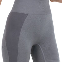 SEAMLESS RIBBED YOGA LEGGINGS