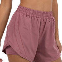 2 IN 1 RUNNING SHORTS FOR WOMEN WITH POCKETS