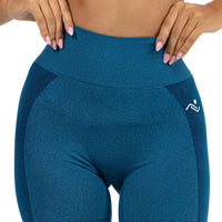 SEAMLESS RIBBED YOGA LEGGINGS