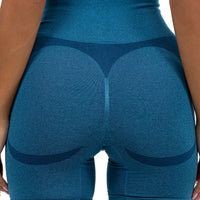 SEAMLESS RIBBED YOGA LEGGINGS