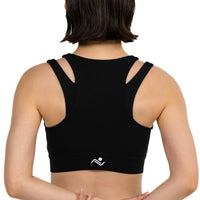 ZIPPER FRONT OPEN SPORTS BRA