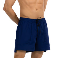 SIDE POCKET LOOSE FITTING SPORTS SHORTS