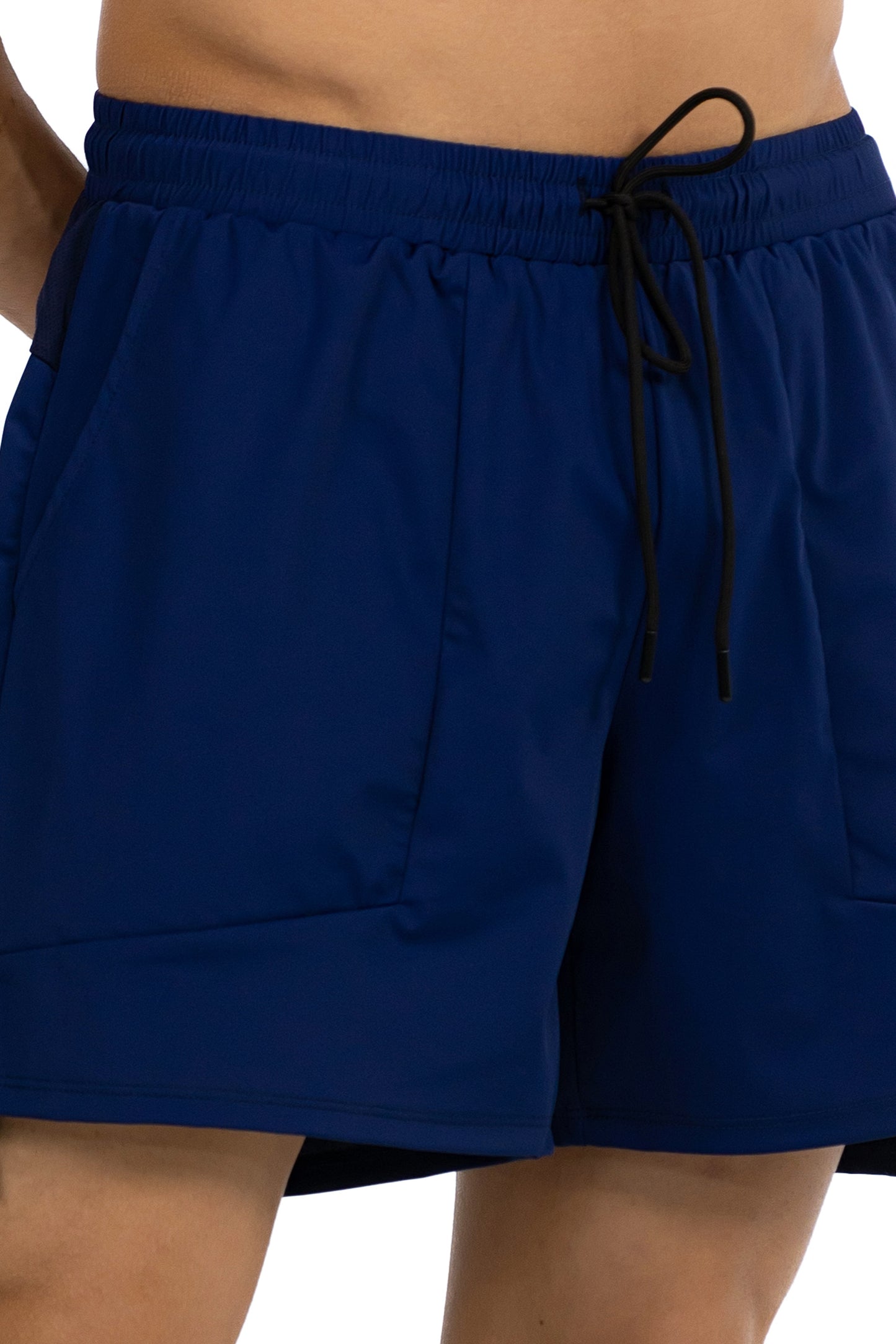 SIDE POCKET LOOSE FITTING SPORTS SHORTS