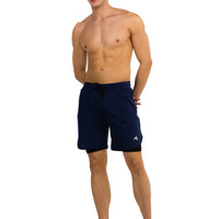 MEN'S 2 IN 1 RUNNING SHORTS WITH LINER