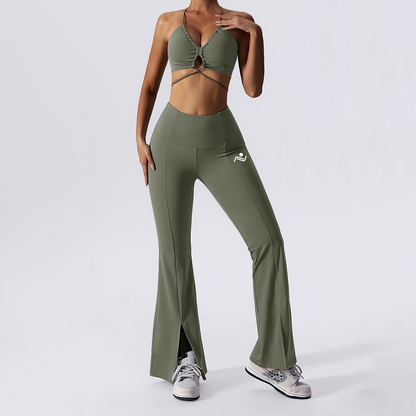Flare Fit Yoga Pants - ascendiastore
