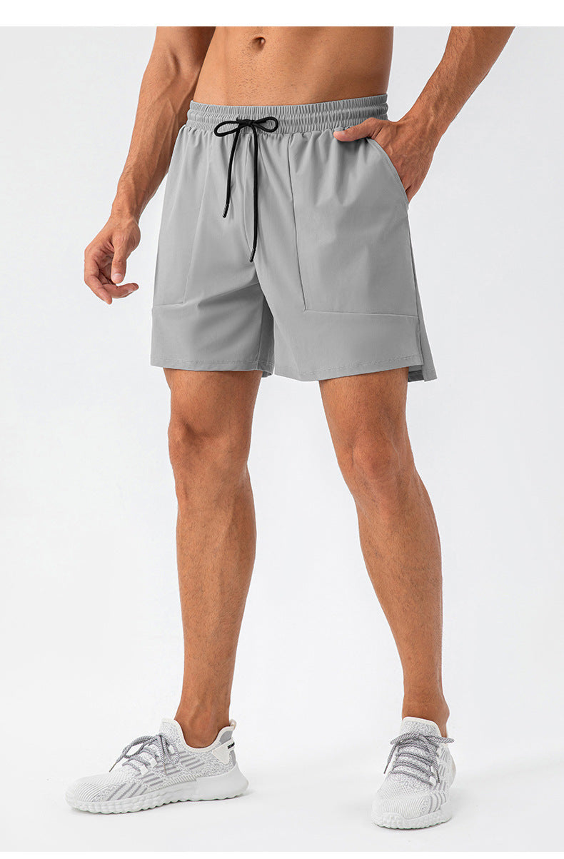 SIDE POCKET LOOSE FITTING SPORTS SHORTS