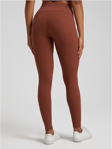 Women's Yoga seamless Leggings (Brown) - ascendiastore
