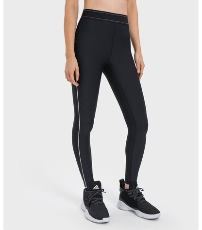 ELASTIC BAND WAIST WOMEN PUSH UP SPORTS LEGGINGS