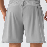 SIDE POCKET LOOSE FITTING SPORTS SHORTS