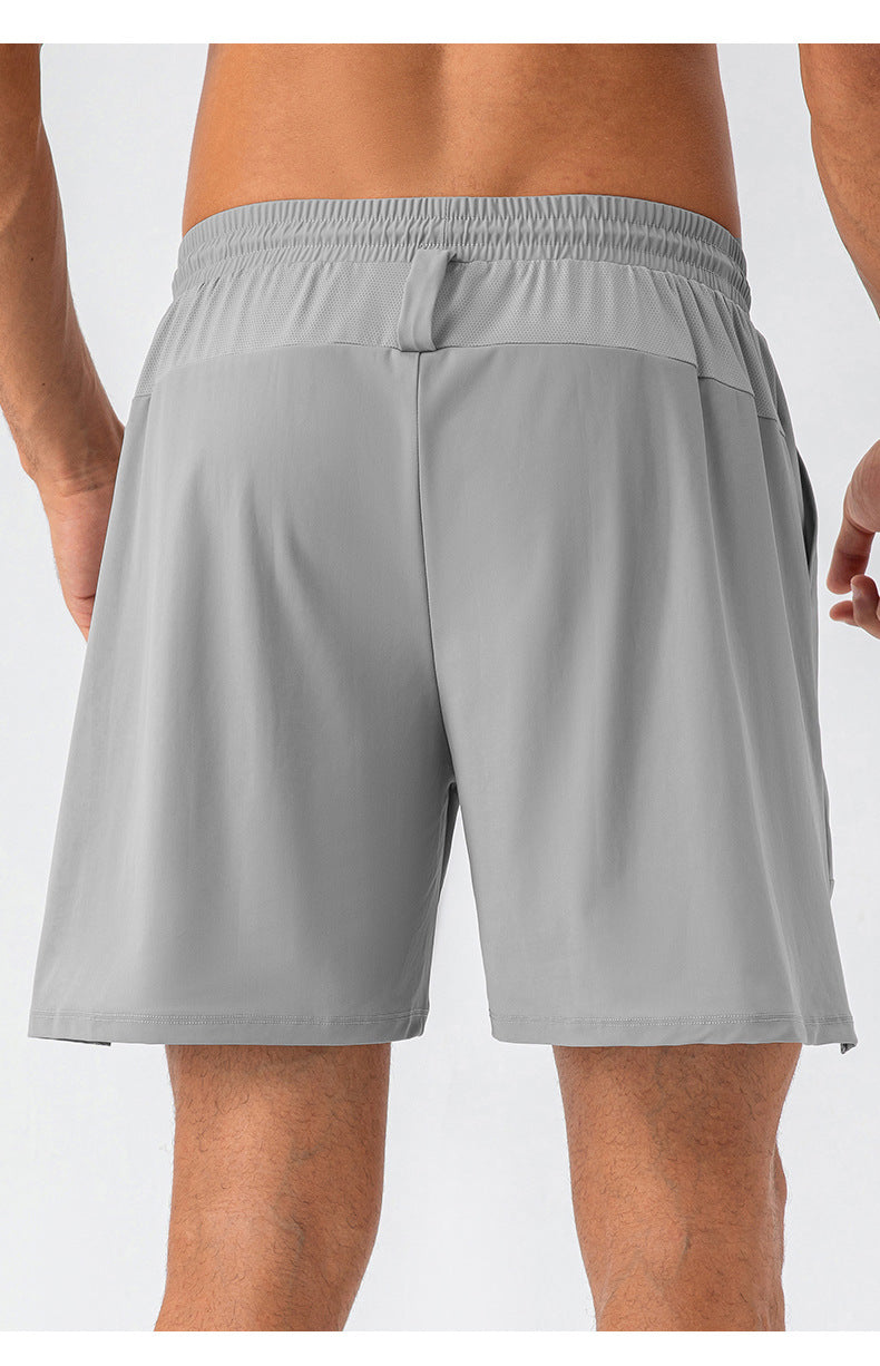 SIDE POCKET LOOSE FITTING SPORTS SHORTS