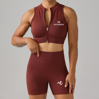 Comfort meets style with these dynamic fitness shorts- ascendiastore