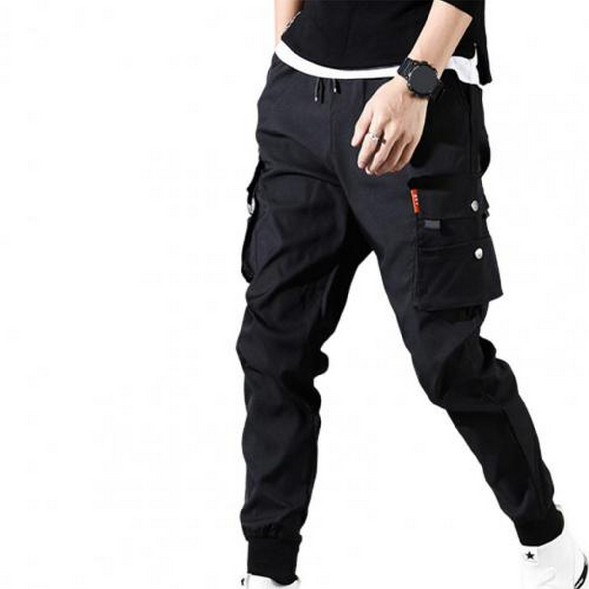 Multi-pocket Jogging Pants - ascendiastore