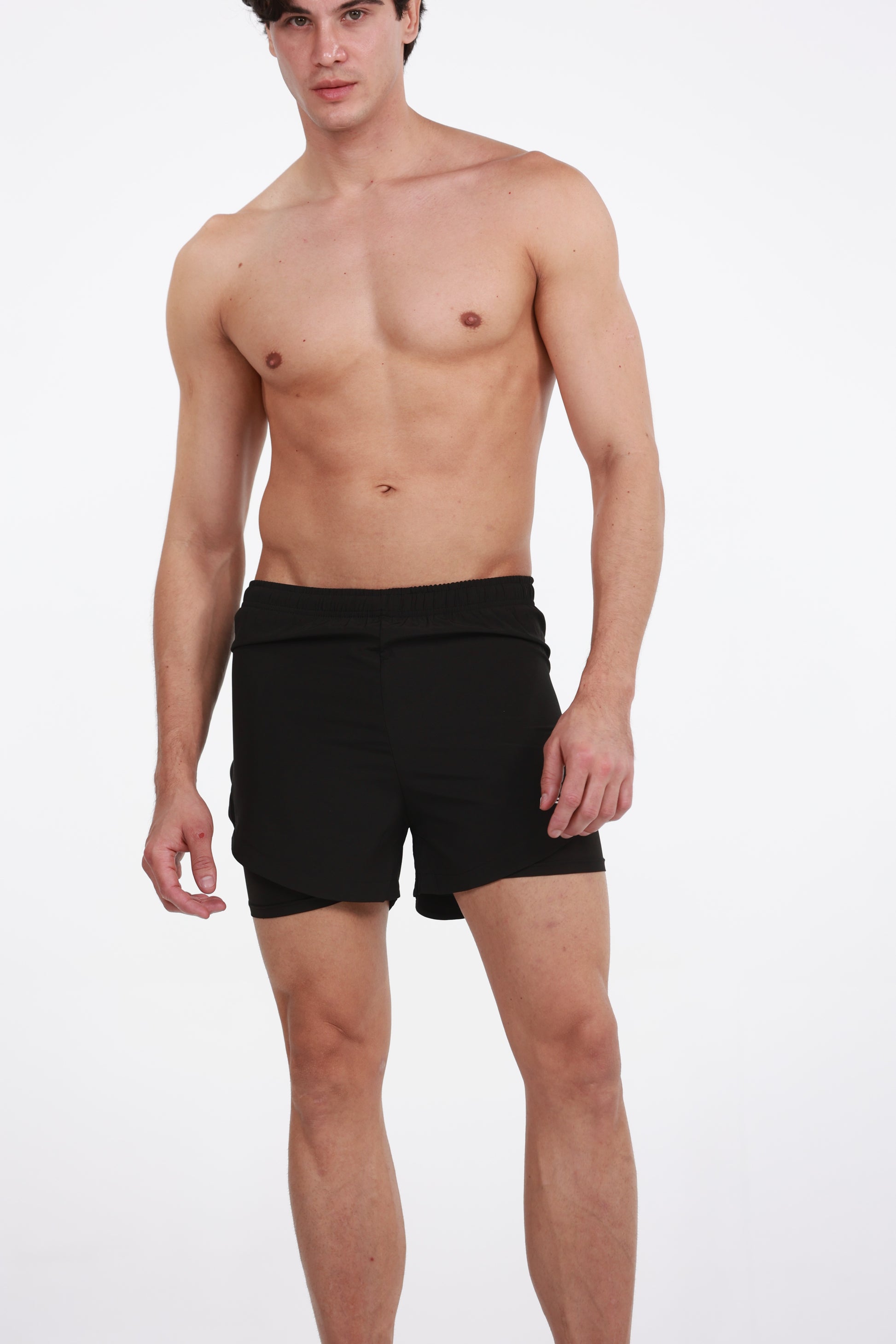 100% Cotton Men's Shorts - black campaign, Ascendia