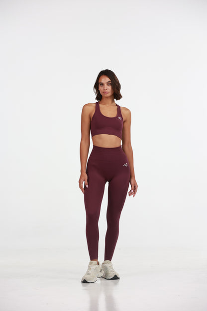 Yoga Flex Set - brown maroon, campaign photo