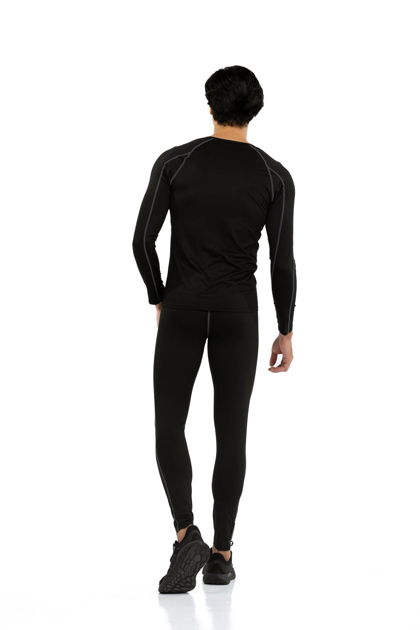 Men's Sports Suit - black, detail, Ascendia