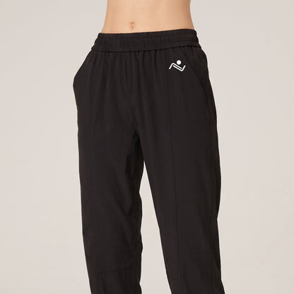 Women's Casual Joggers - black, detail, Ascendia