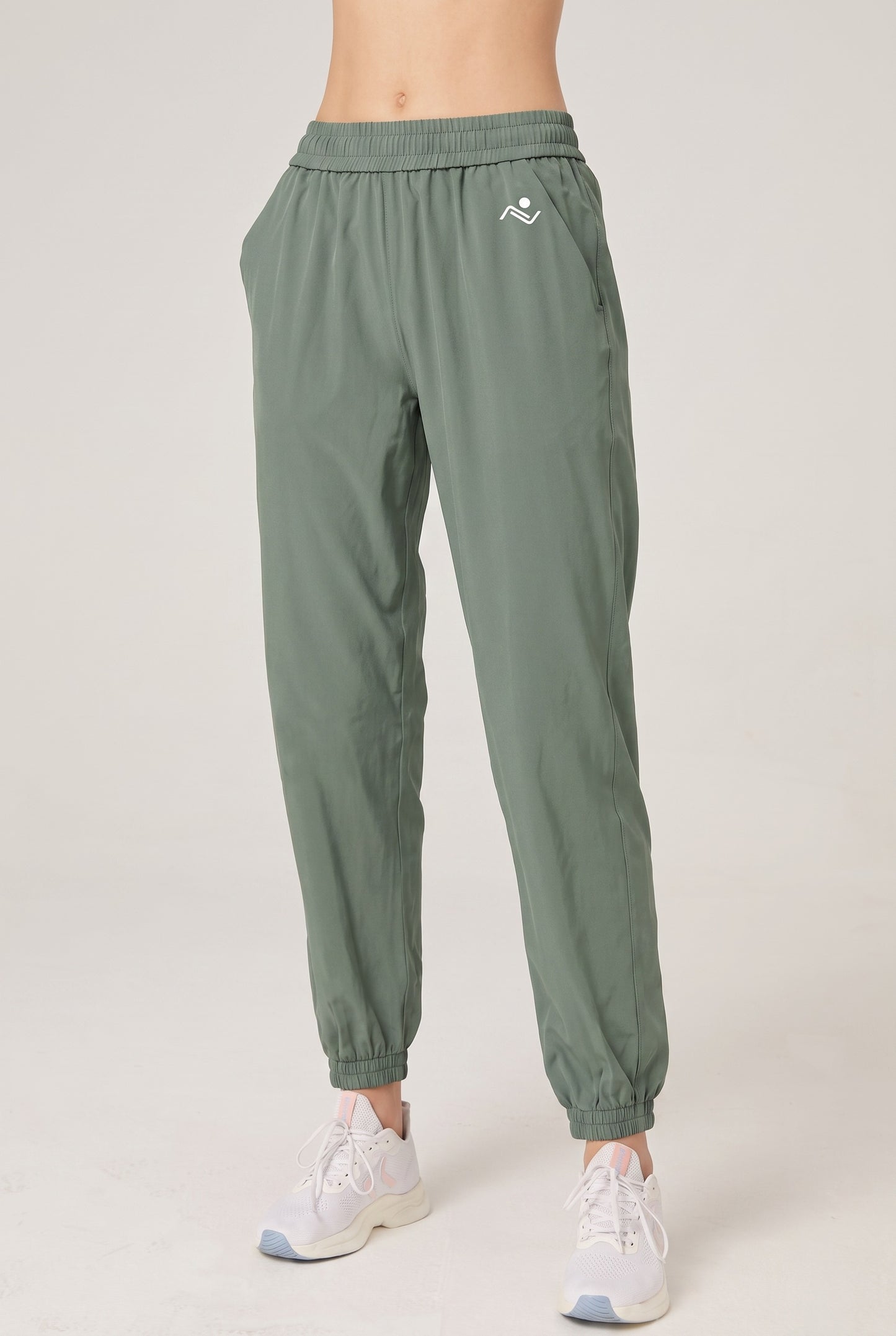 Women's Casual Joggers - green, Ascendia