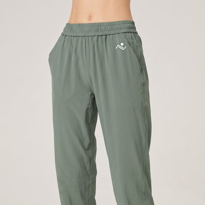 Women's Casual Joggers - green, detail, Ascendia