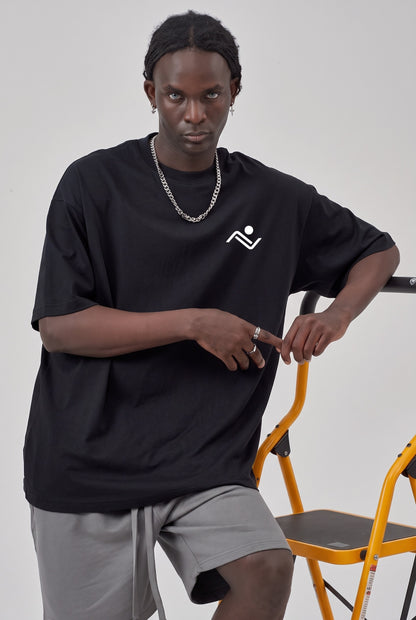 Heavyweight Oversized T-Shirt - black, Ascendia