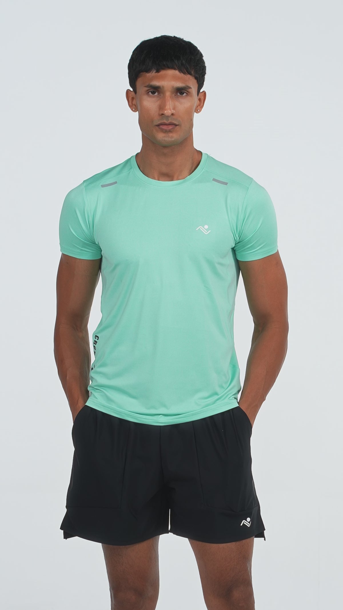 Lightweight Performance T-Shirt in aqua, video, Ascendia