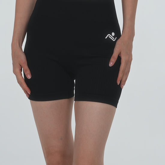 Shape Sculpt Fitness Shorts in Black, video, Ascendia