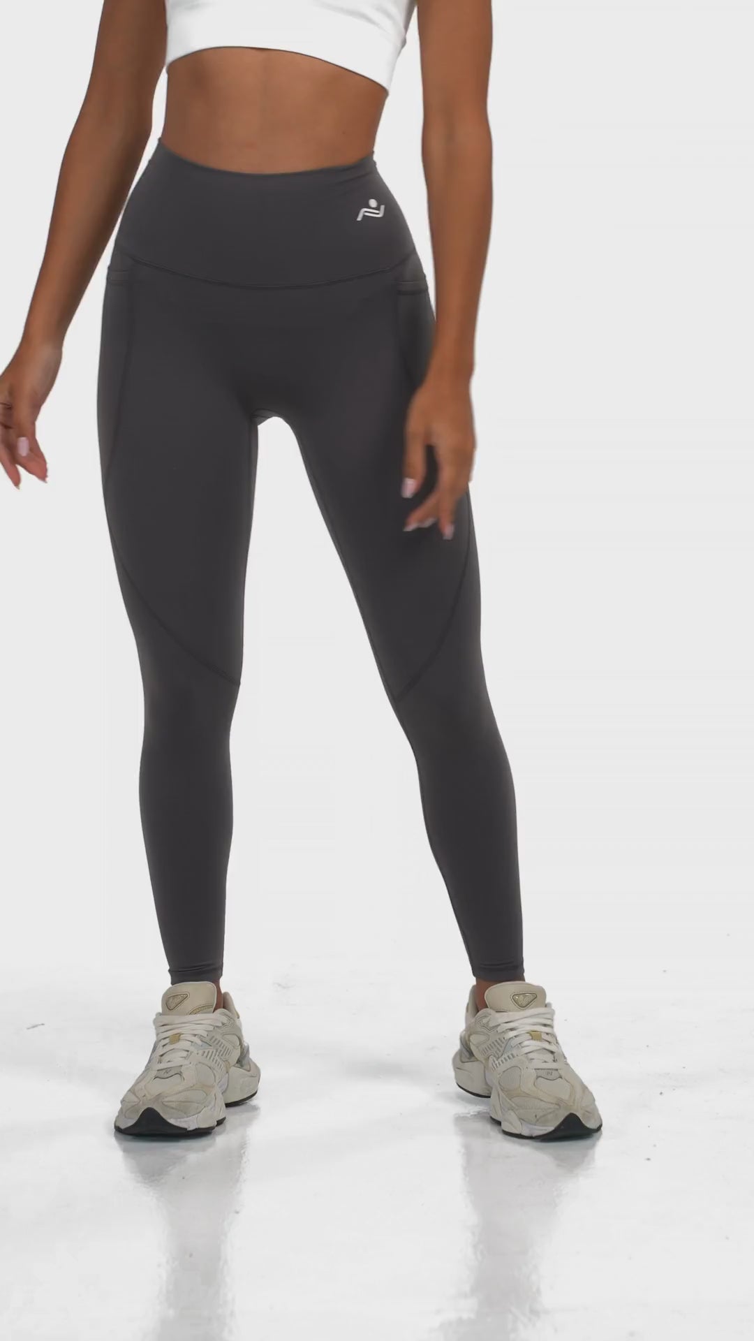 Active Fit Leggings in Grey, video, Ascendia