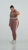 FitFusion Plus-Size Workout Set in pink, video, Ascendia