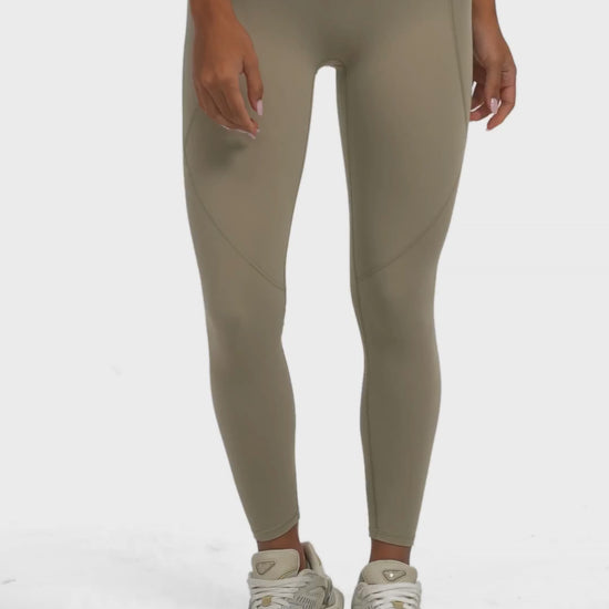 Active Fit Leggings in Beige, video, Ascendia