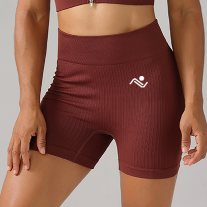 Shape Sculpt Fitness Shorts - Red - ascendiastore